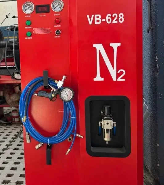 Vulcanizado e Inflado con Nitrógeno