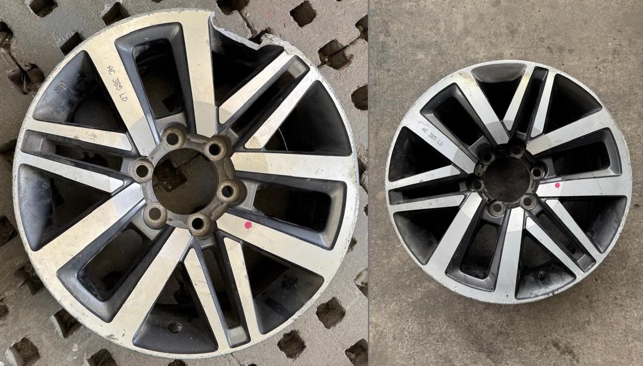 Antes y después de servicios de soldadura